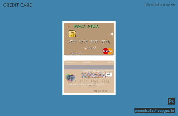 Polen Banca Intesa Mastercard Beispielvorschau